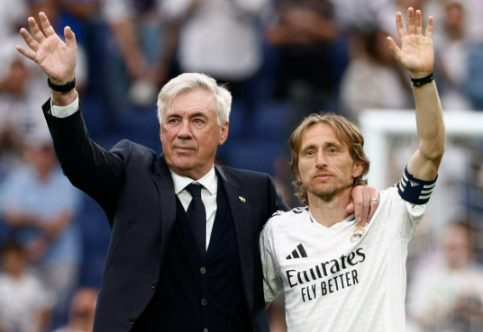 Modric y Ancelotti, capítulo final en el templo blanco