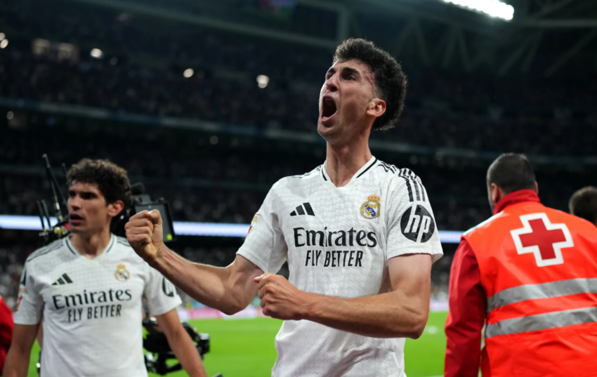 Jacobo Ramón da la victoria en el último suspiro en una sosa noche en el Bernabéu